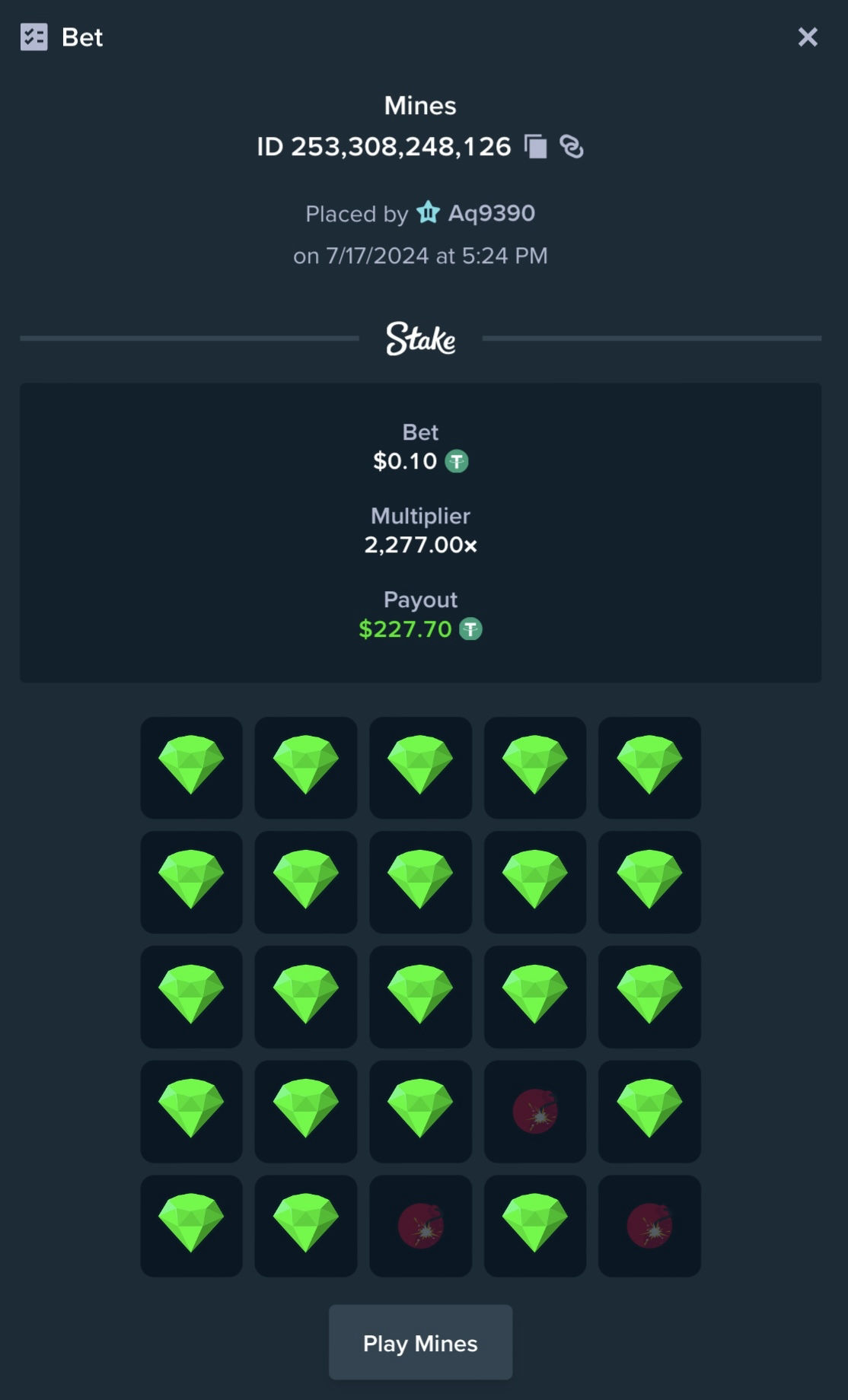 mines bot
